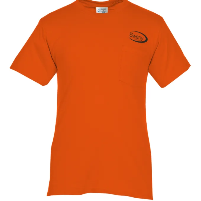 Port 50/50 Blend Pocket T-Shirt - Screen