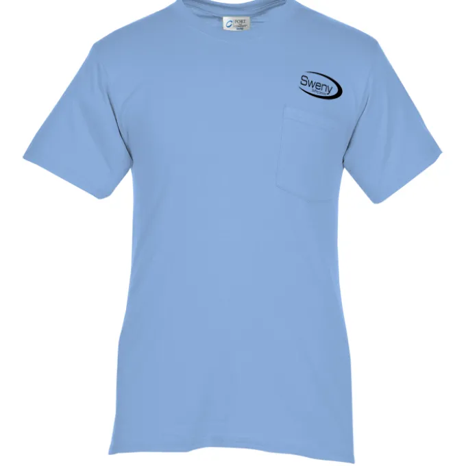 Port 50/50 Blend Pocket T-Shirt - Screen