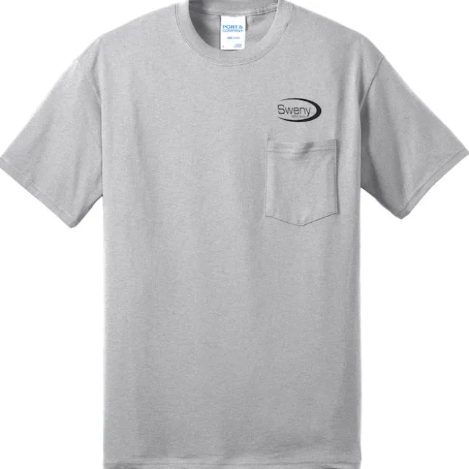 Port 50/50 Blend Pocket T-Shirt - Screen
