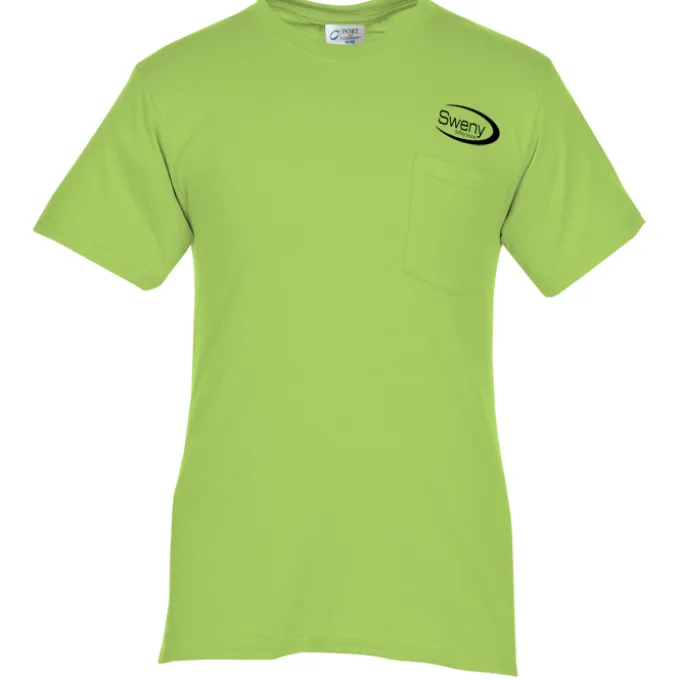 Port 50/50 Blend Pocket T-Shirt - Screen
