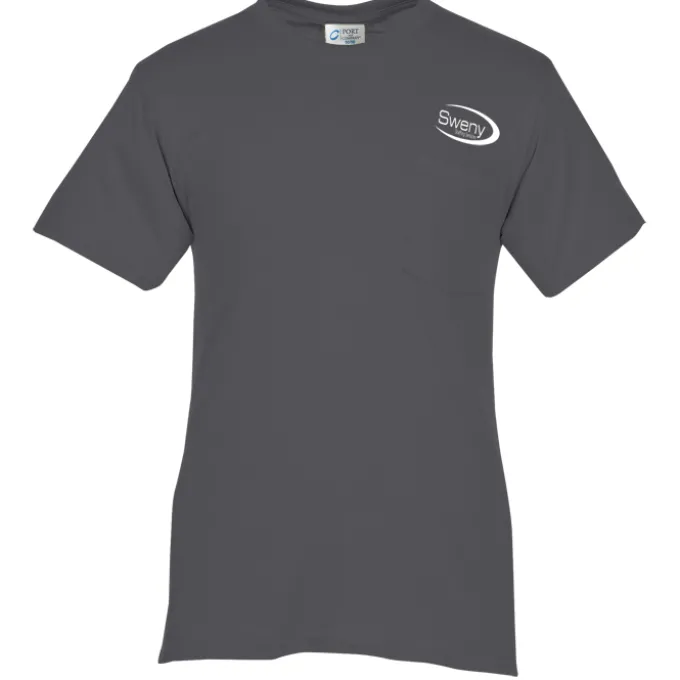 Port 50/50 Blend Pocket T-Shirt - Screen