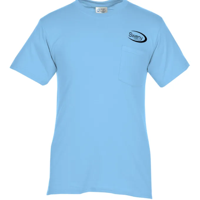 Port 50/50 Blend Pocket T-Shirt - Screen
