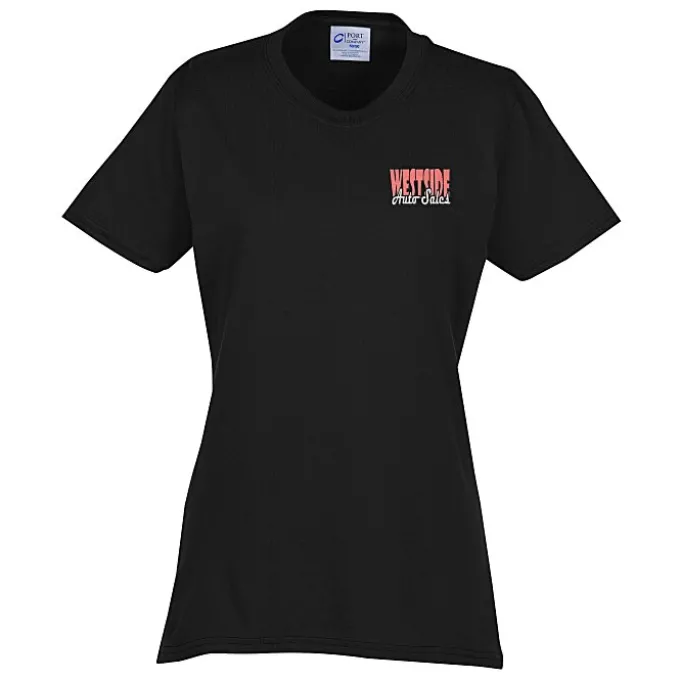 Port 50/50 Blend T-Shirt - Ladies' - Embroidered - 24 hr