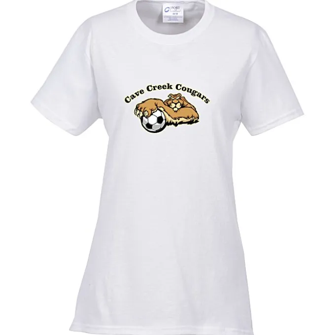 Port 50/50 Blend T-shirt - Ladies' - Full Color - 24 hr