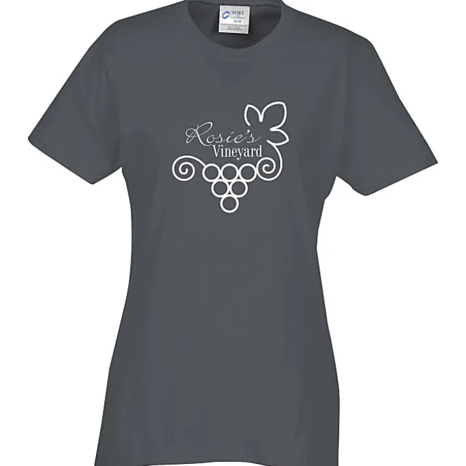 Port 50/50 Blend T-Shirt - Ladies' - Screen - 24 hr