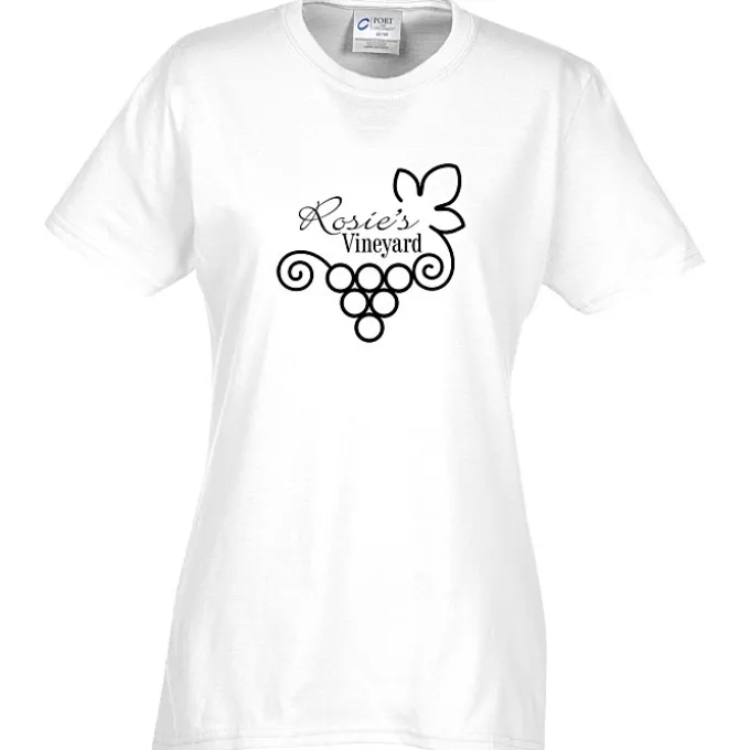 Port 50/50 Blend T-Shirt - Ladies' - Screen - 24 hr