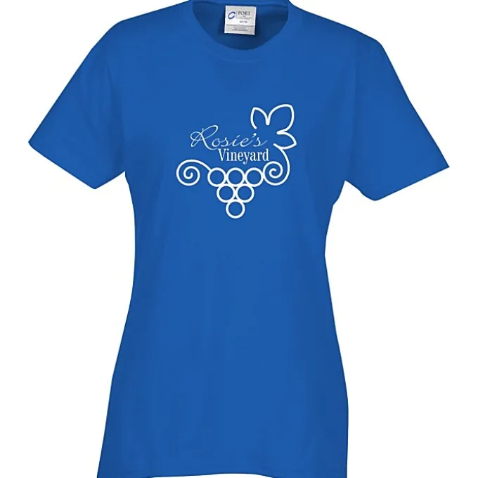Port 50/50 Blend T-Shirt - Ladies' - Screen - 24 hr