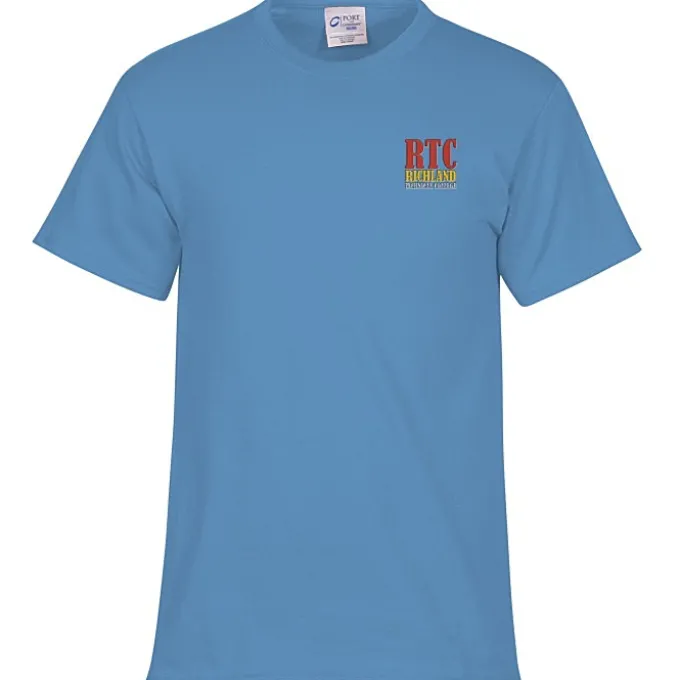 Port 50/50 Blend T-Shirt - Men's - Embroidered