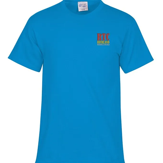 Port 50/50 Blend T-Shirt - Men's - Embroidered