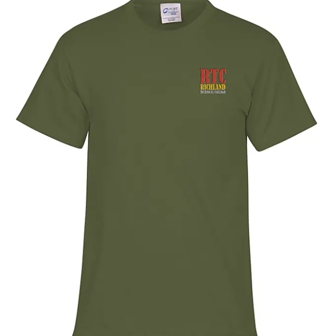 Port 50/50 Blend T-Shirt - Men's - Embroidered