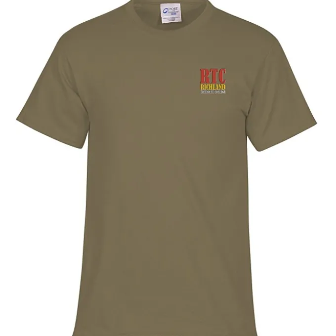 Port 50/50 Blend T-Shirt - Men's - Embroidered