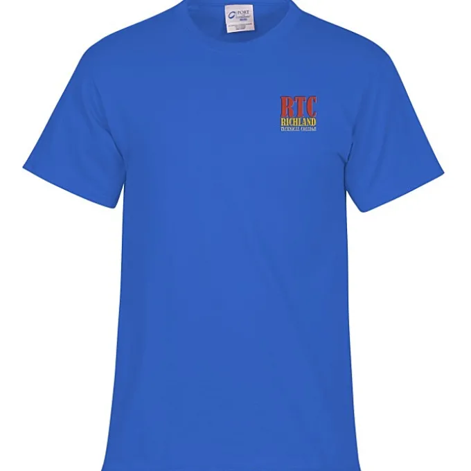 Port 50/50 Blend T-Shirt - Men's - Embroidered