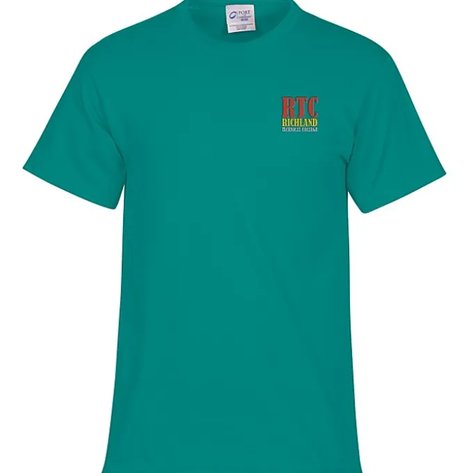 Port 50/50 Blend T-Shirt - Men's - Embroidered