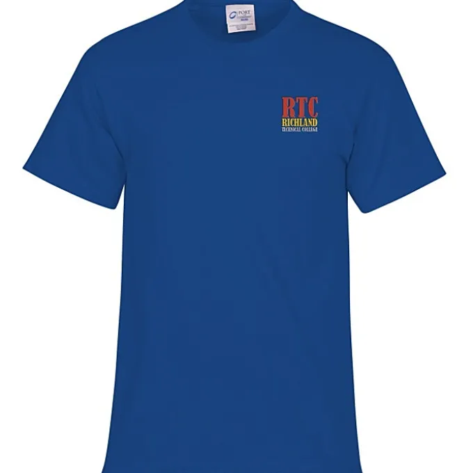 Port 50/50 Blend T-Shirt - Men's - Embroidered
