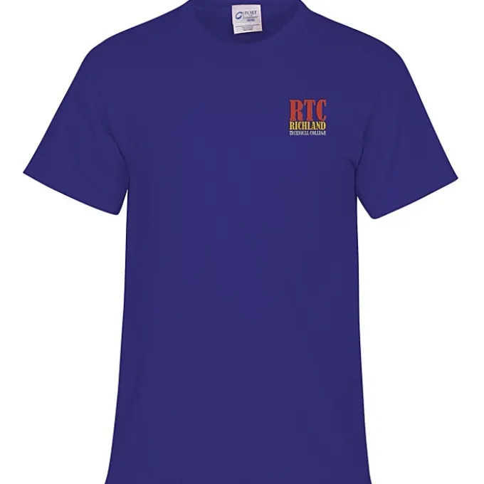 Port 50/50 Blend T-Shirt - Men's - Embroidered - 24 hr