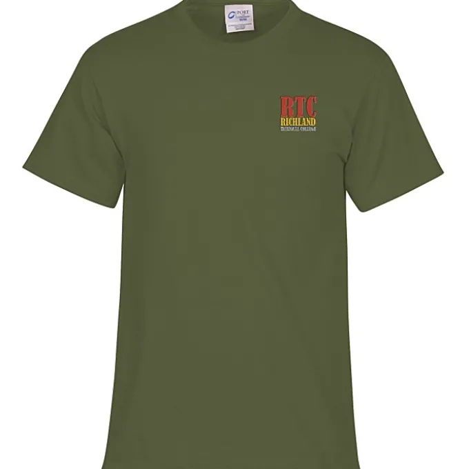 Port 50/50 Blend T-Shirt - Men's - Embroidered - 24 hr