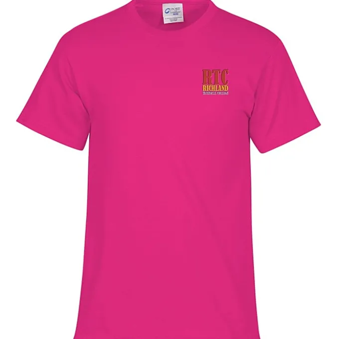 Port 50/50 Blend T-Shirt - Men's - Embroidered - 24 hr