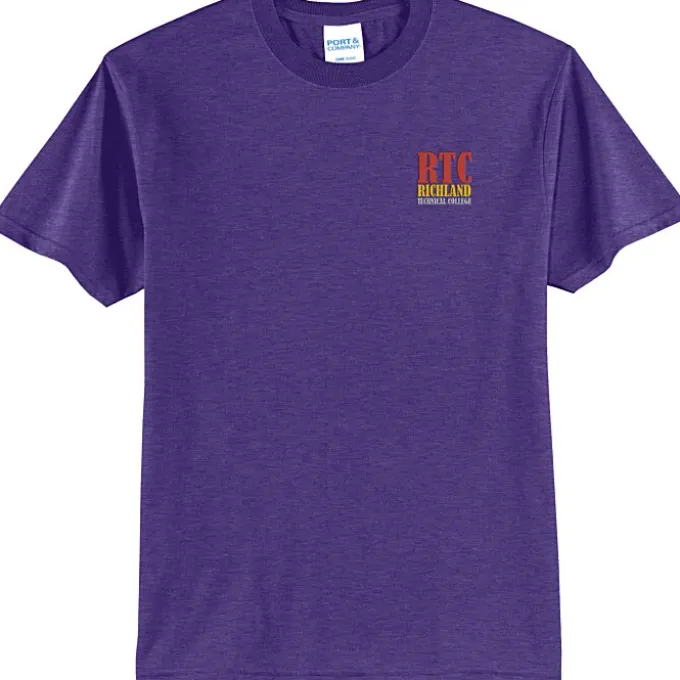Port 50/50 Blend T-Shirt - Men's - Embroidered - 24 hr