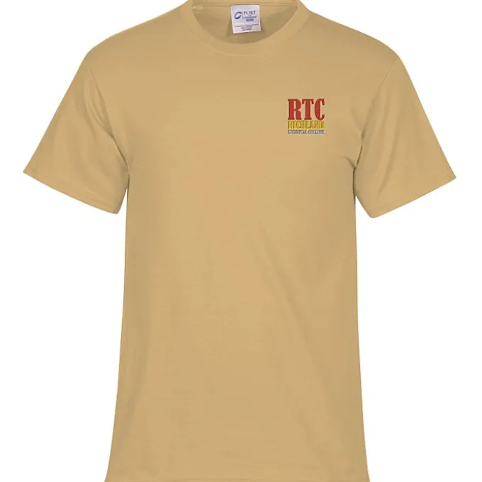 Port 50/50 Blend T-Shirt - Men's - Embroidered - 24 hr