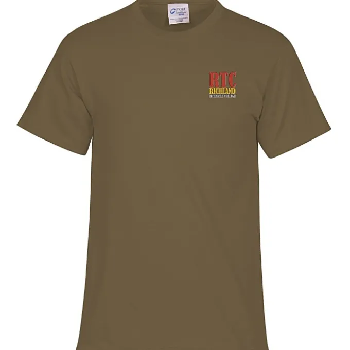 Port 50/50 Blend T-Shirt - Men's - Embroidered - 24 hr