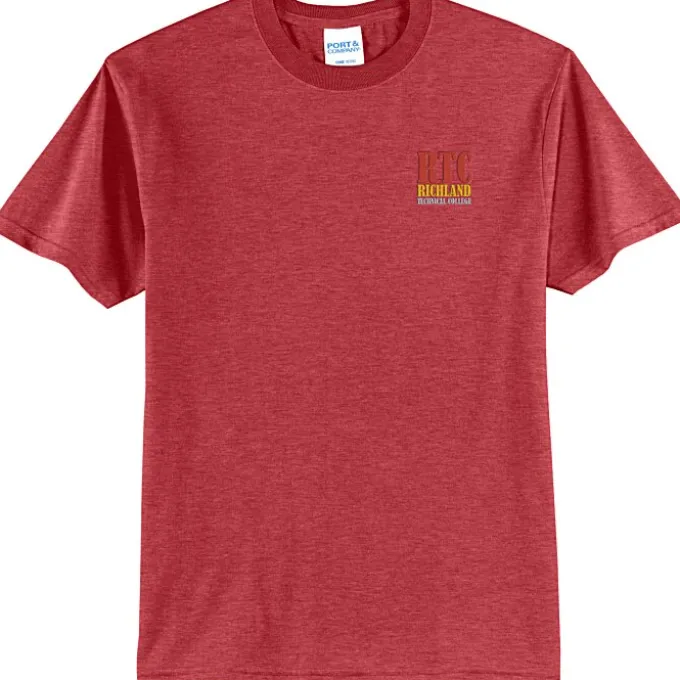 Port 50/50 Blend T-Shirt - Men's - Embroidered - 24 hr