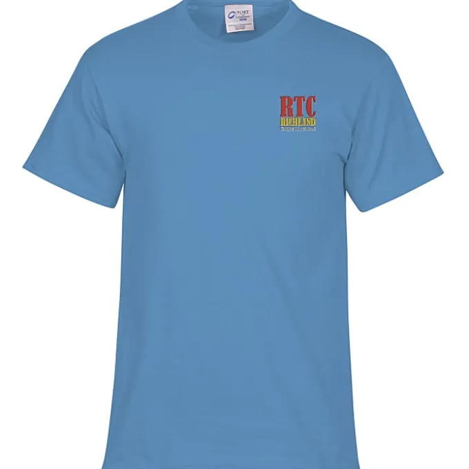 Port 50/50 Blend T-Shirt - Men's - Embroidered - 24 hr