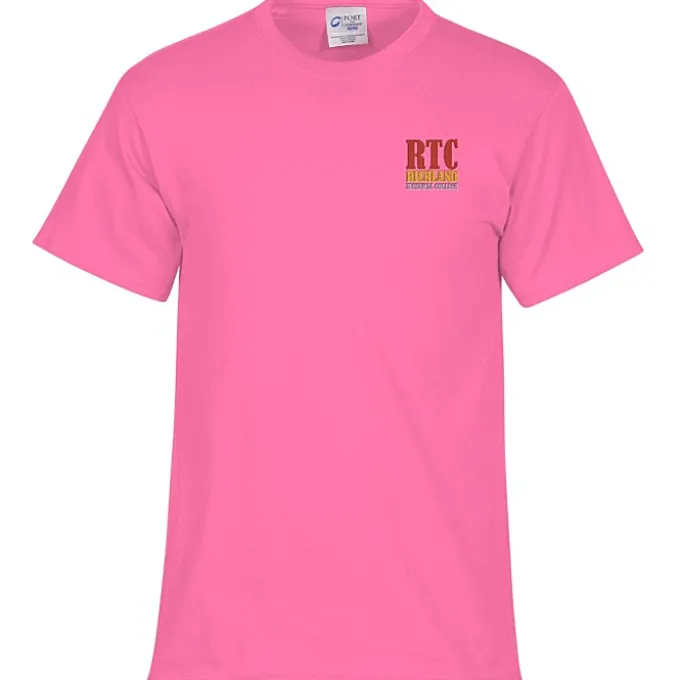 Port 50/50 Blend T-Shirt - Men's - Embroidered - 24 hr
