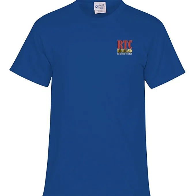 Port 50/50 Blend T-Shirt - Men's - Embroidered - 24 hr
