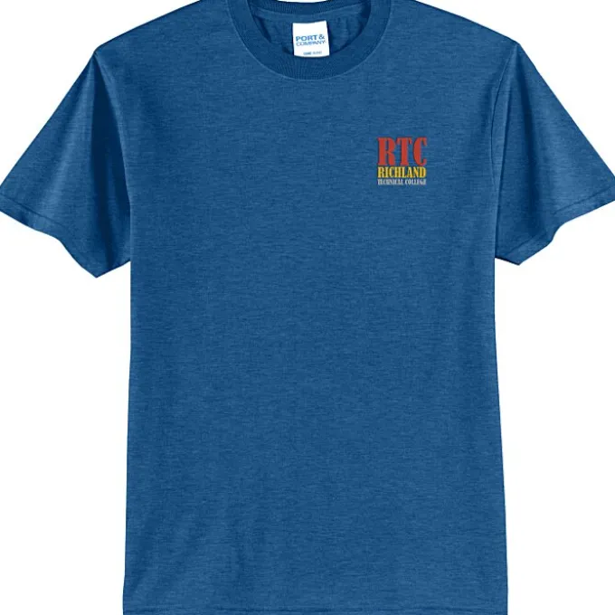 Port 50/50 Blend T-Shirt - Men's - Embroidered - 24 hr