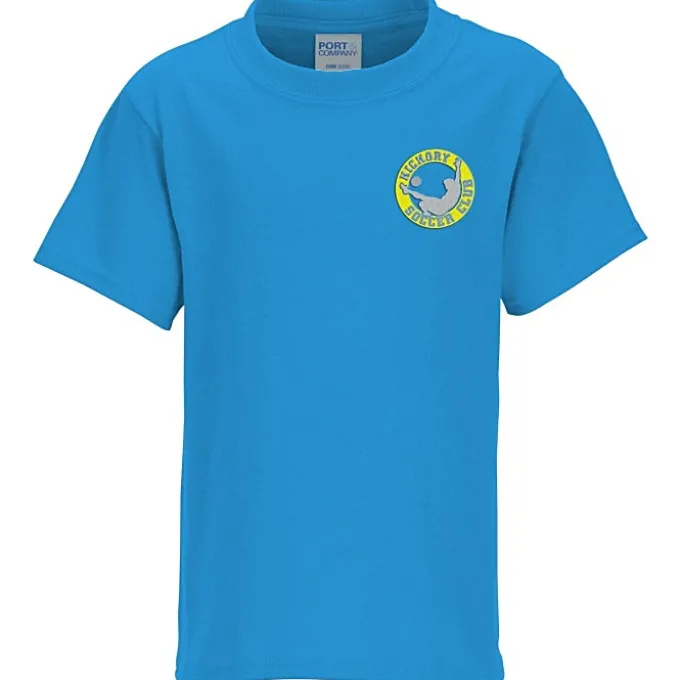Port 50/50 Blend T-Shirt - Youth - Embroidered