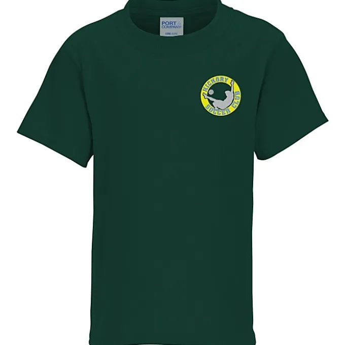 Port 50/50 Blend T-Shirt - Youth - Embroidered