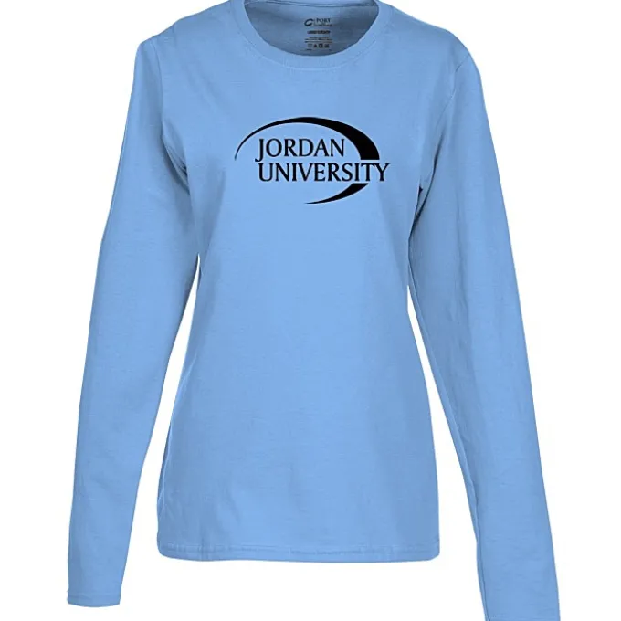 Port Classic 5.4-oz Long Sleeve T-Shirt - Ladies' - Screen