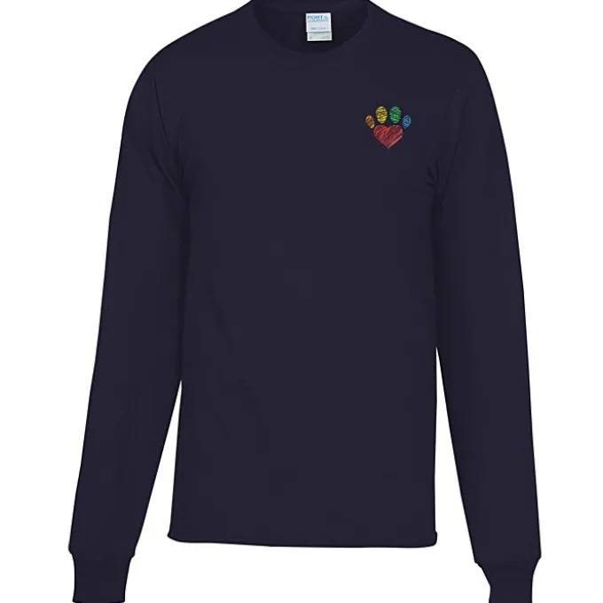 Port Classic 5.4-oz Long Sleeve T-Shirt - Men's - Colors - Embroidered