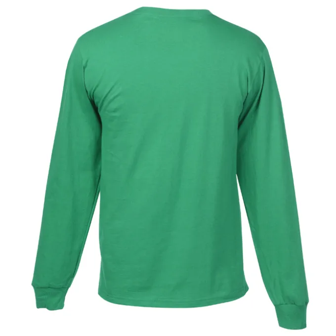Port Classic 5.4-oz Long Sleeve T-Shirt - Men's - Colors - Embroidered