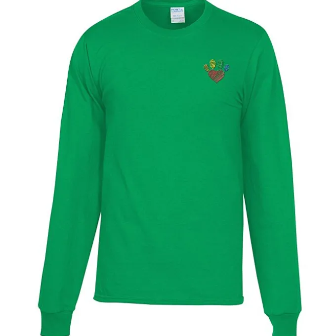 Port Classic 5.4-oz Long Sleeve T-Shirt - Men's - Colors - Embroidered