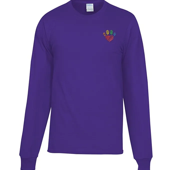 Port Classic 5.4-oz Long Sleeve T-Shirt - Men's - Colors - Embroidered