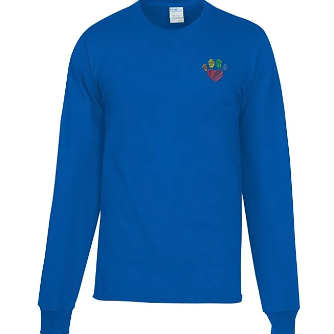 Port Classic 5.4-oz Long Sleeve T-Shirt - Men's - Colors - Embroidered