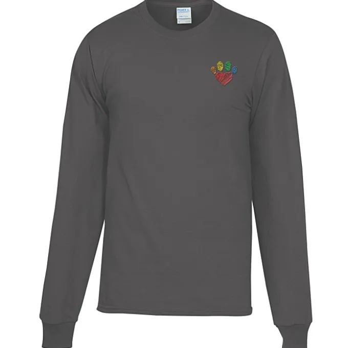 Port Classic 5.4-oz Long Sleeve T-Shirt - Men's - Colors - Embroidered