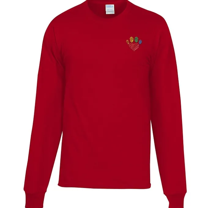 Port Classic 5.4-oz Long Sleeve T-Shirt - Men's - Colors - Embroidered