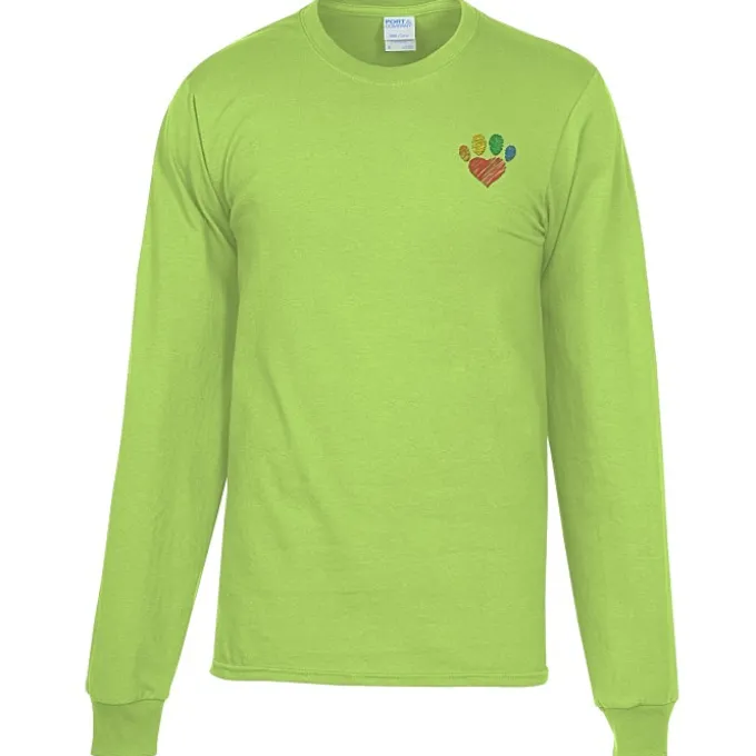 Port Classic 5.4-oz Long Sleeve T-Shirt - Men's - Colors - Embroidered