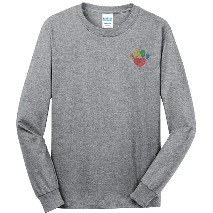 Port Classic 5.4-oz Long Sleeve T-Shirt - Men's - Colors - Embroidered