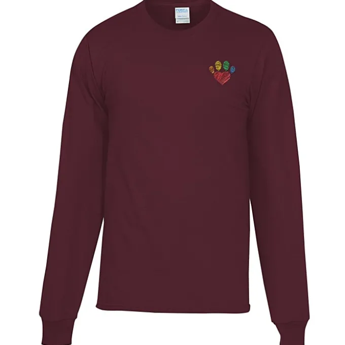 Port Classic 5.4-oz Long Sleeve T-Shirt - Men's - Colors - Embroidered