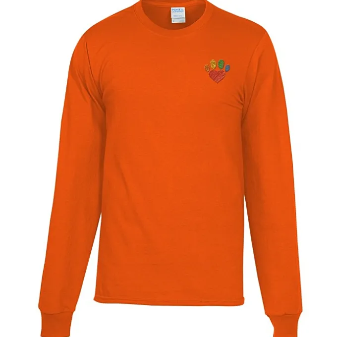 Port Classic 5.4-oz Long Sleeve T-Shirt - Men's - Colors - Embroidered