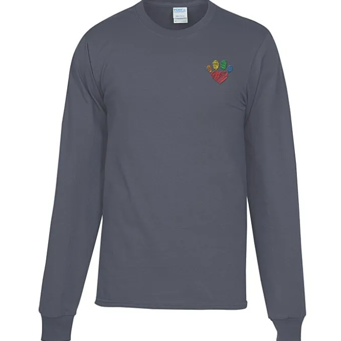 Port Classic 5.4-oz Long Sleeve T-Shirt - Men's - Colors - Embroidered