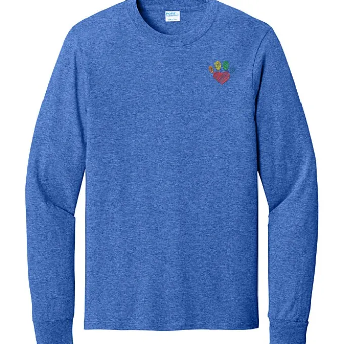 Port Classic 5.4-oz Long Sleeve T-Shirt - Men's - Colors - Embroidered