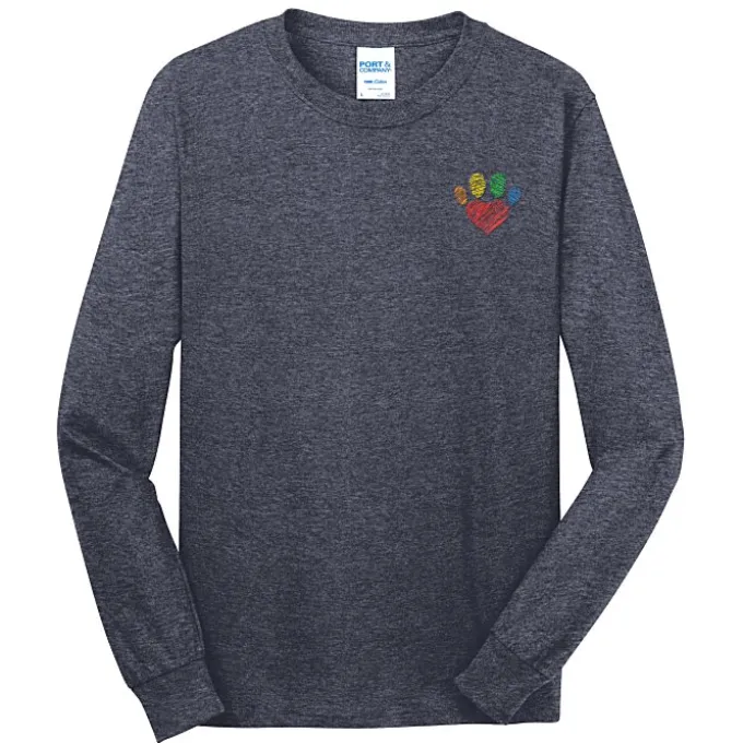 Port Classic 5.4-oz Long Sleeve T-Shirt - Men's - Colors - Embroidered