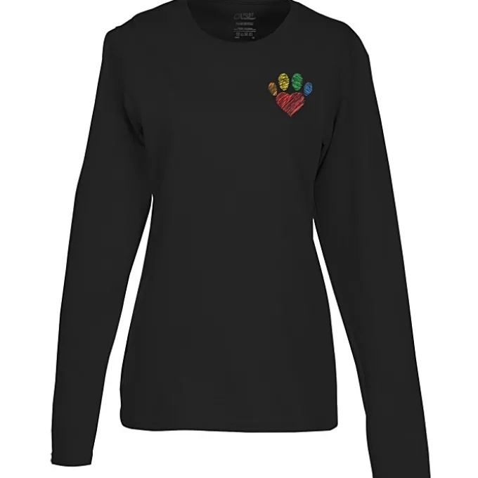 Port Classic 5.4-oz Long Sleeve T-Shirt - Ladies' - Colors - Embroidered