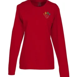 Port Classic 5.4-oz Long Sleeve T-Shirt - Ladies' - Colors - Embroidered