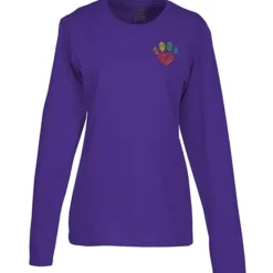 Port Classic 5.4-oz Long Sleeve T-Shirt - Ladies' - Colors - Embroidered