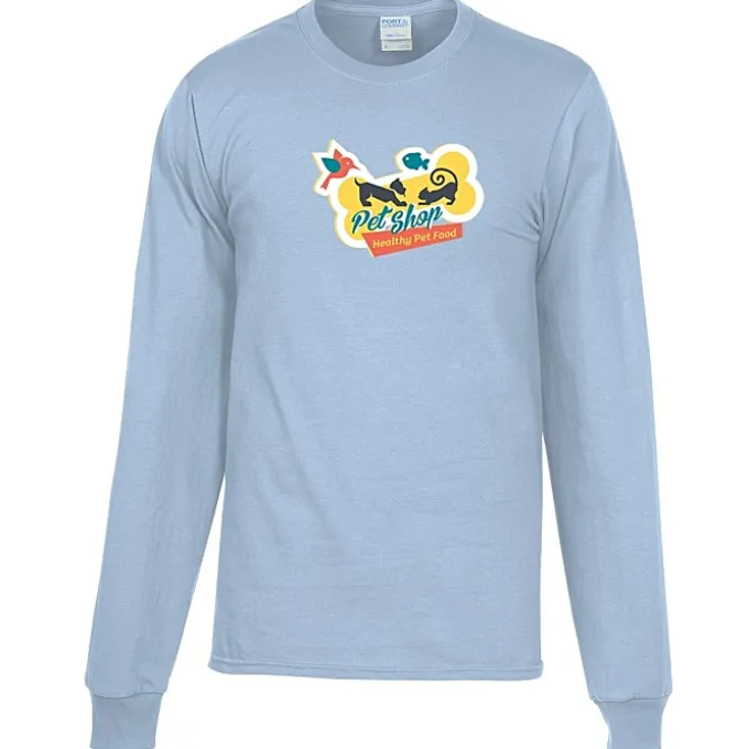 Port Classic 5.4-oz Long Sleeve T-Shirt - Men's - Colors - Full Color